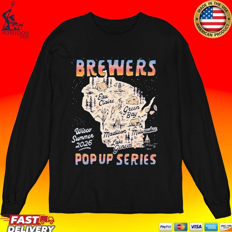 Brewers Wisco Summer Pop-up Series 2026 T-shirt