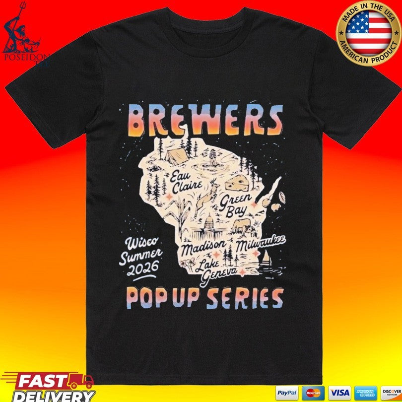 Brewers Wisco Summer Pop-up Series 2026 T-shirt
