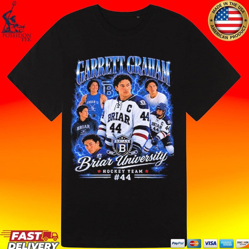 Briar University Garrett Graham Hockey Team 44 T-shirt