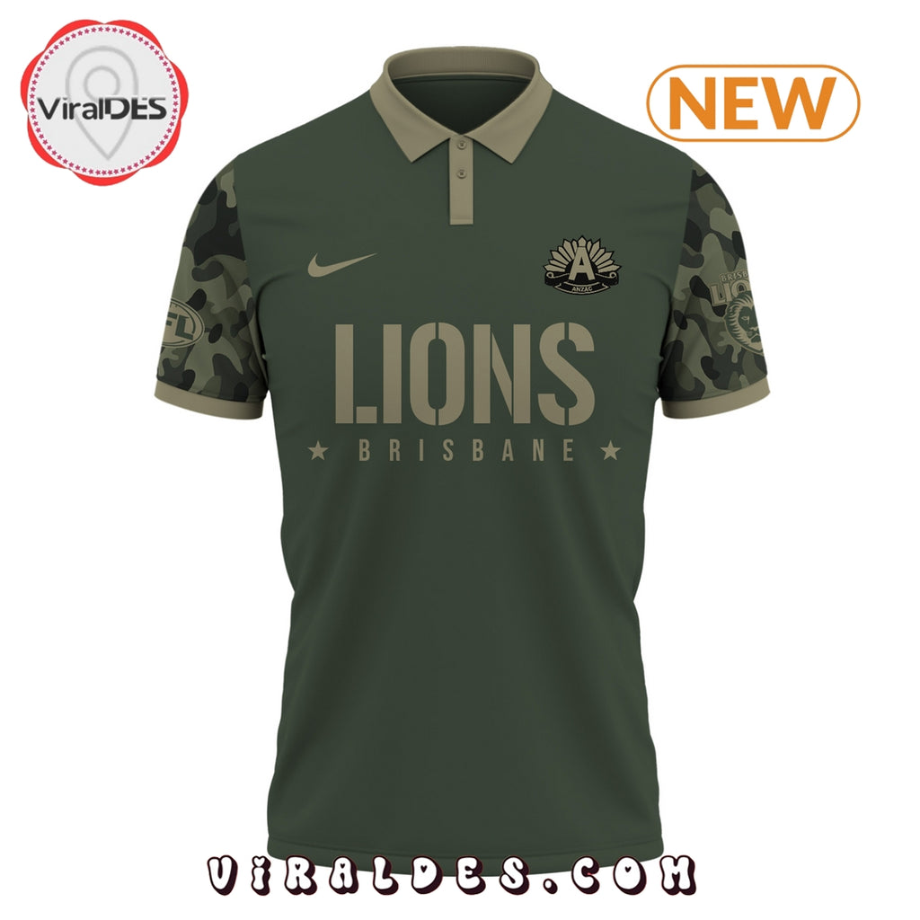 Brisbane lions x Anzac Day Limited Edition Polo, Cap