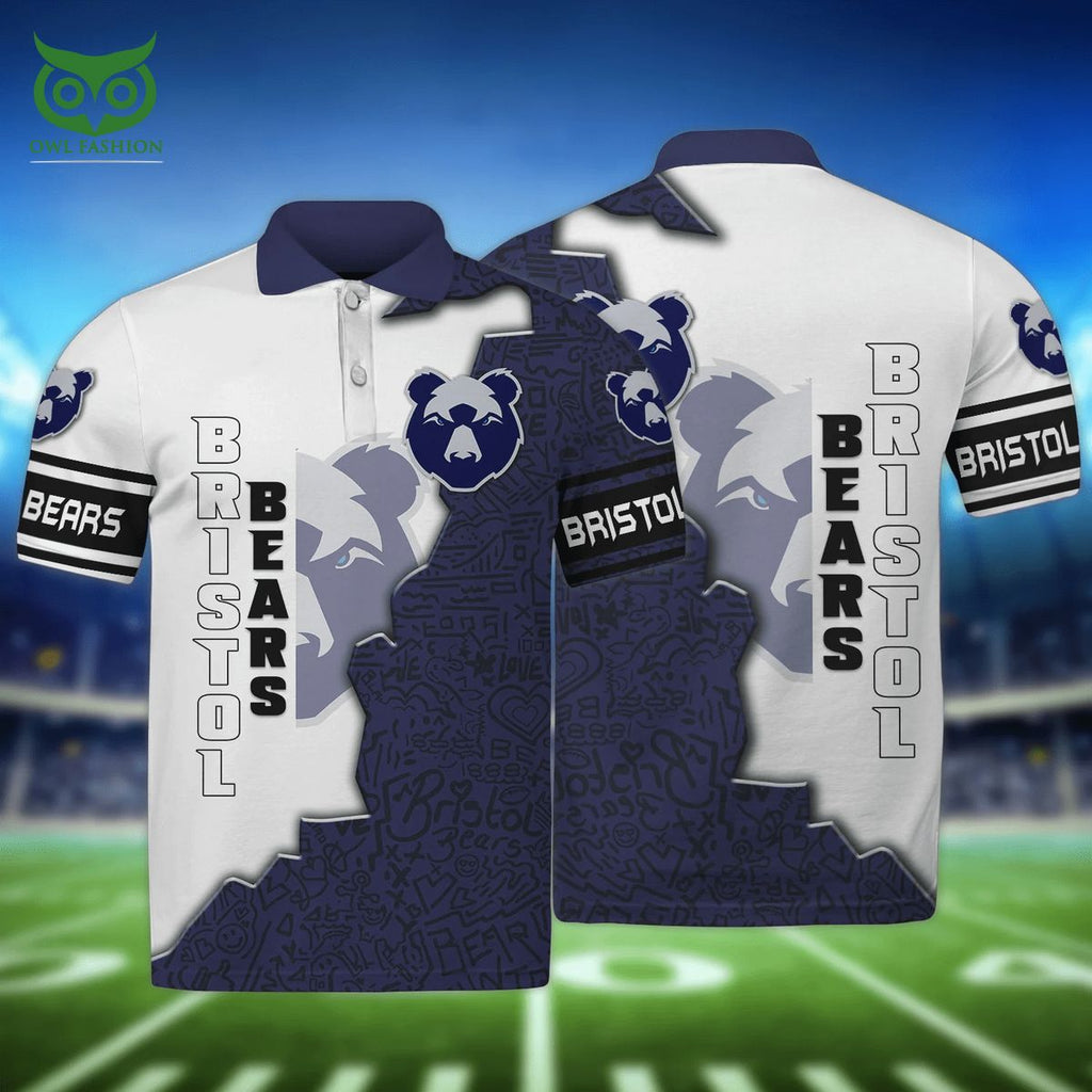 Bristol Bears Gallagher Premiership 3D TShirt Hoodie