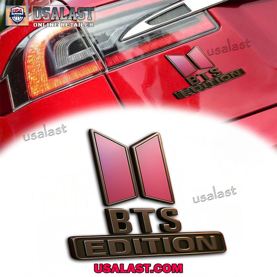 BTS Custom 3D Car Badge Sticker
