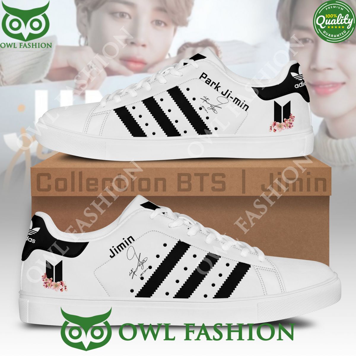 BTS Jimin Signature White Stan Smith