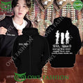 BTS Suga Crew Agust D Black 2D Hoodie