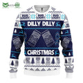 Bud Light Dilly Ugly Knitted Christmas Sweater