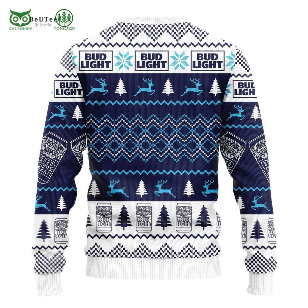 Bud Light Dilly Ugly Knitted Christmas Sweater