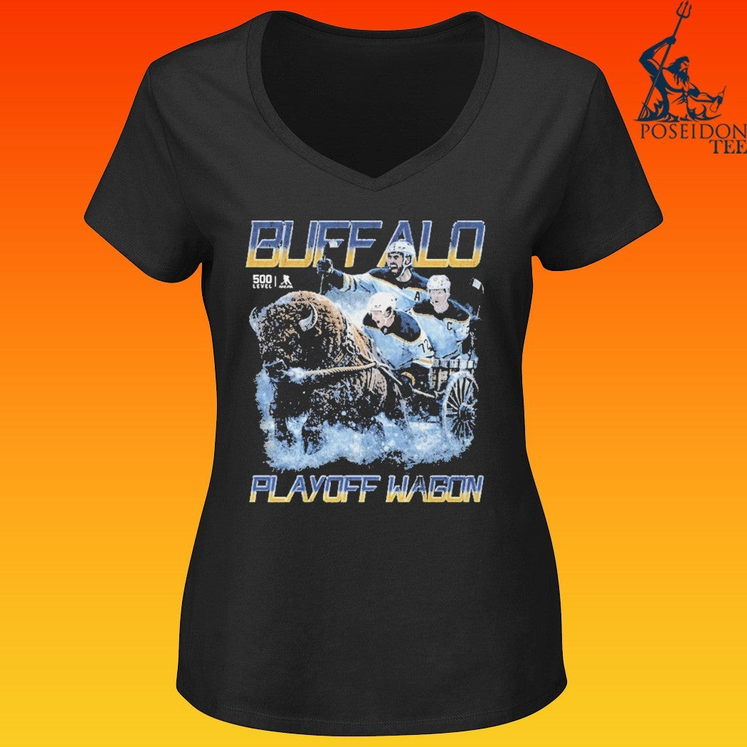 Buffalo Hockey 2026 Playoff Wagon T-shirt