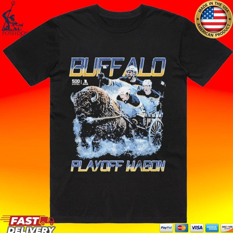 Buffalo Hockey 2026 Playoff Wagon T-shirt