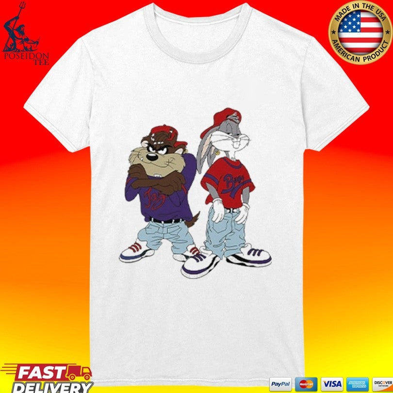 Bugs Bunny And Taz Kriss Kross T-shirt