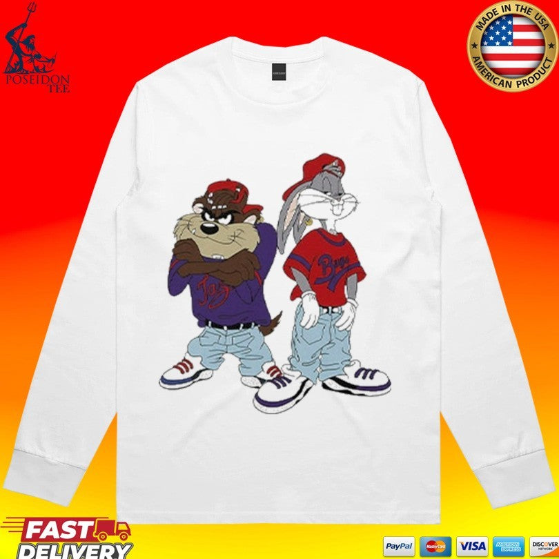 Bugs Bunny And Taz Kriss Kross T-shirt