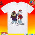 Bugs Bunny And Taz Kriss Kross T-shirt