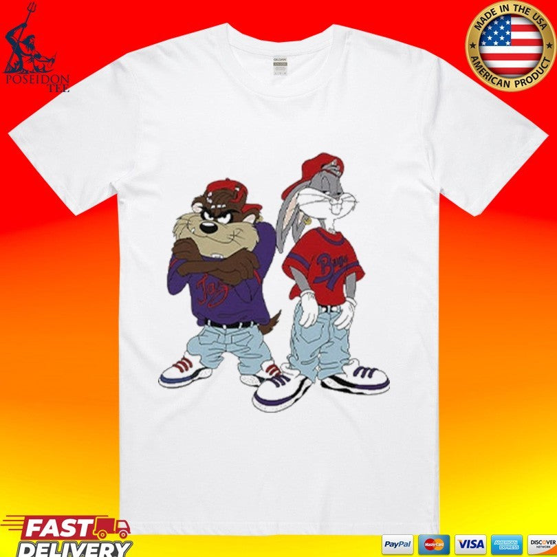 Bugs Bunny And Taz Kriss Kross T-shirt
