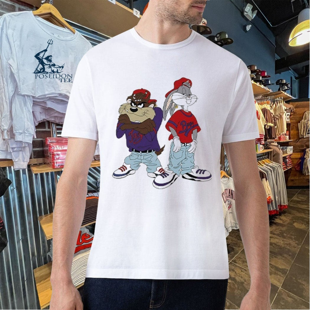 Bugs Bunny And Taz Kriss Kross T-shirt