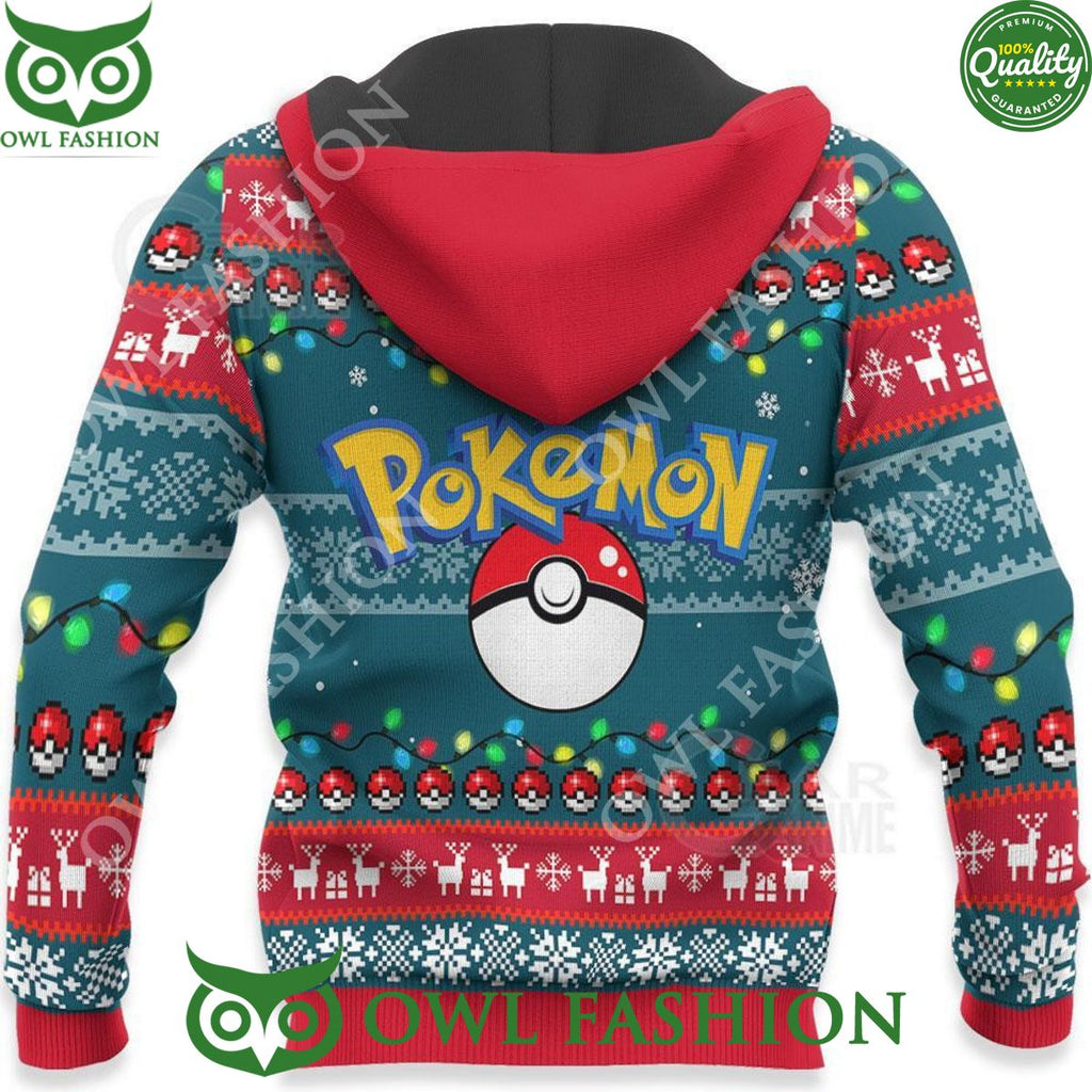 Bulbasaur and Squirtle Anime Ugly Christmas Sweater