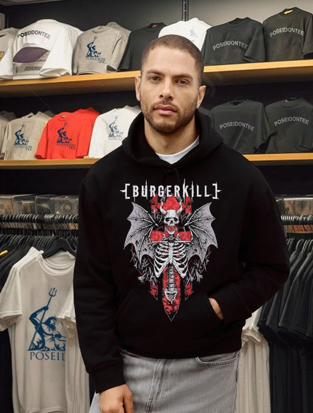Burgerkill Skeleton Wings T-shirt