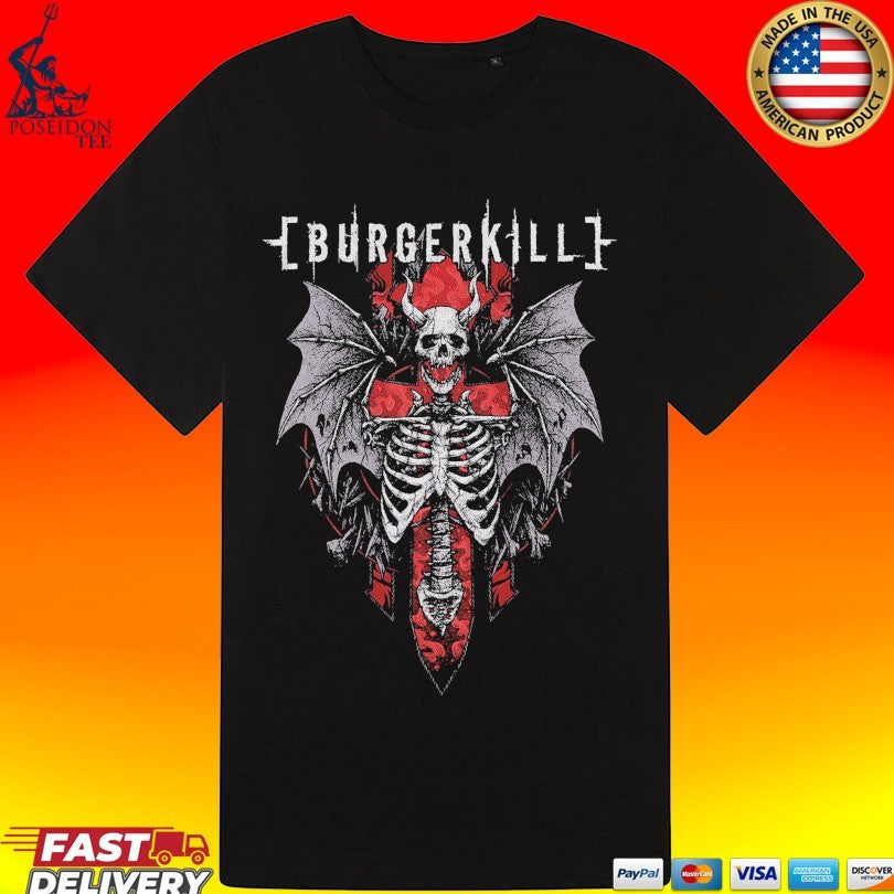 Burgerkill Skeleton Wings T-shirt