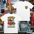 Bush Chook Breakfast Of Champions Bush-box How Many Do Ya Do T-shirt