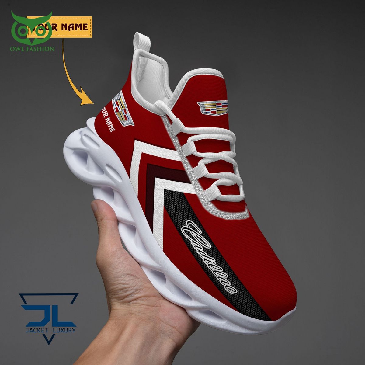 Cadilac Car Brand Logo Customized Max Soul Shoes