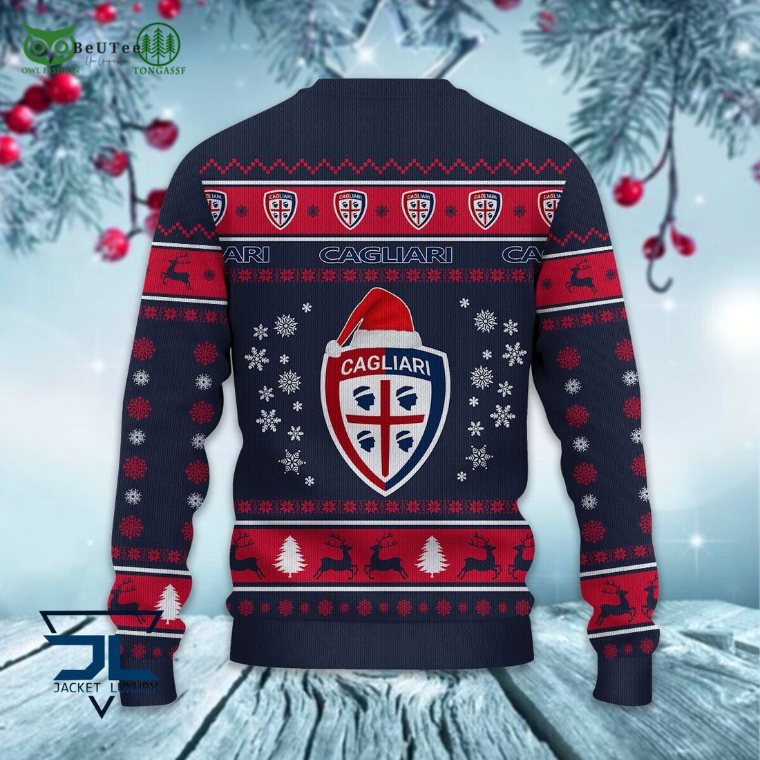 Cagliari Calcio Football Lega Serie A Ugly Sweater