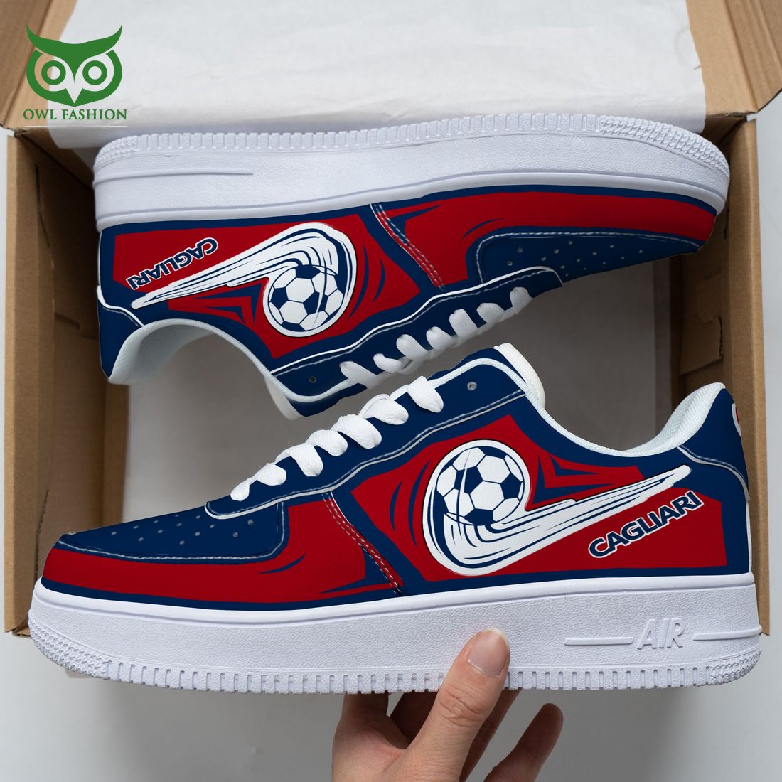 Cagliari Calcio Serie A NAF Air Force 1 Shoes