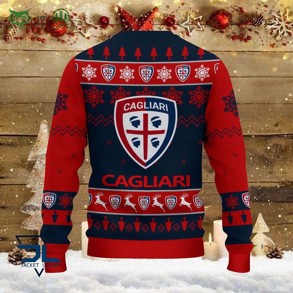 Cagliari Calcio Lega Serie A Champion Ugly Sweater