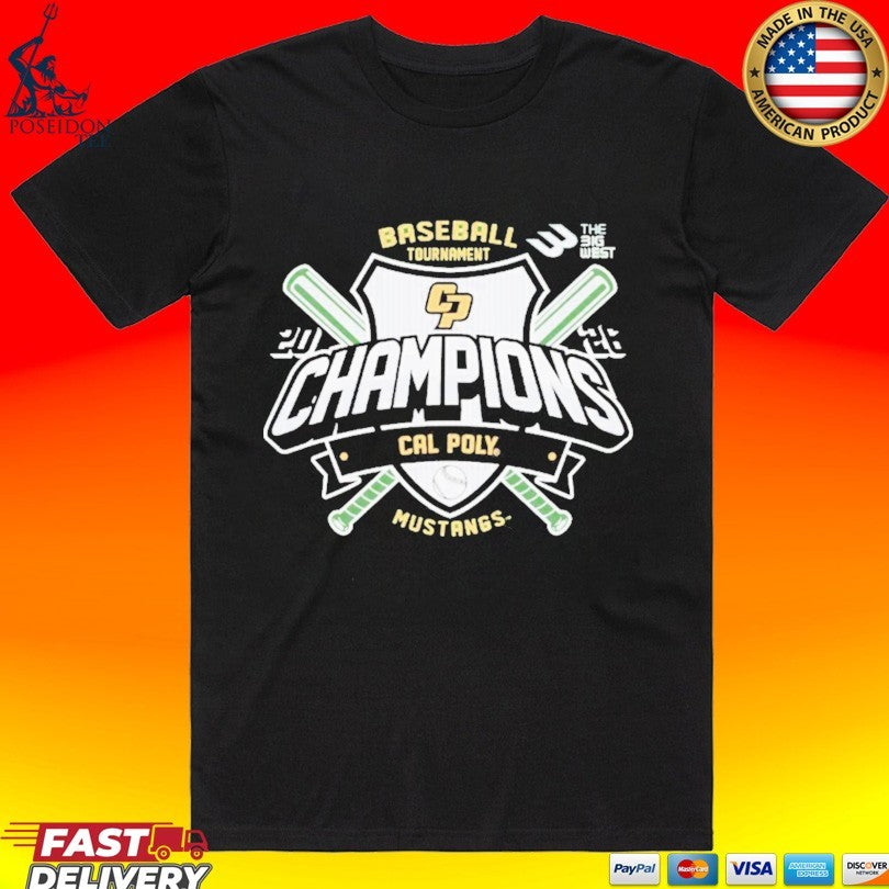 Cal Poly Baseball 2026 Conference Champions T-shirt