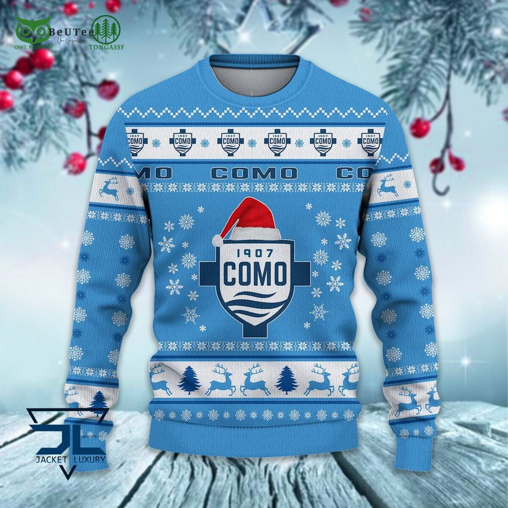 Calcio Como Football Lega Serie A Ugly Sweater