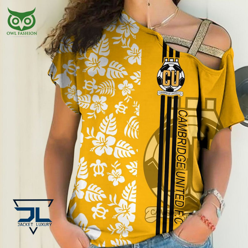 Cambridge United Home Kit FC EPL Championship Hawaiian Shirt