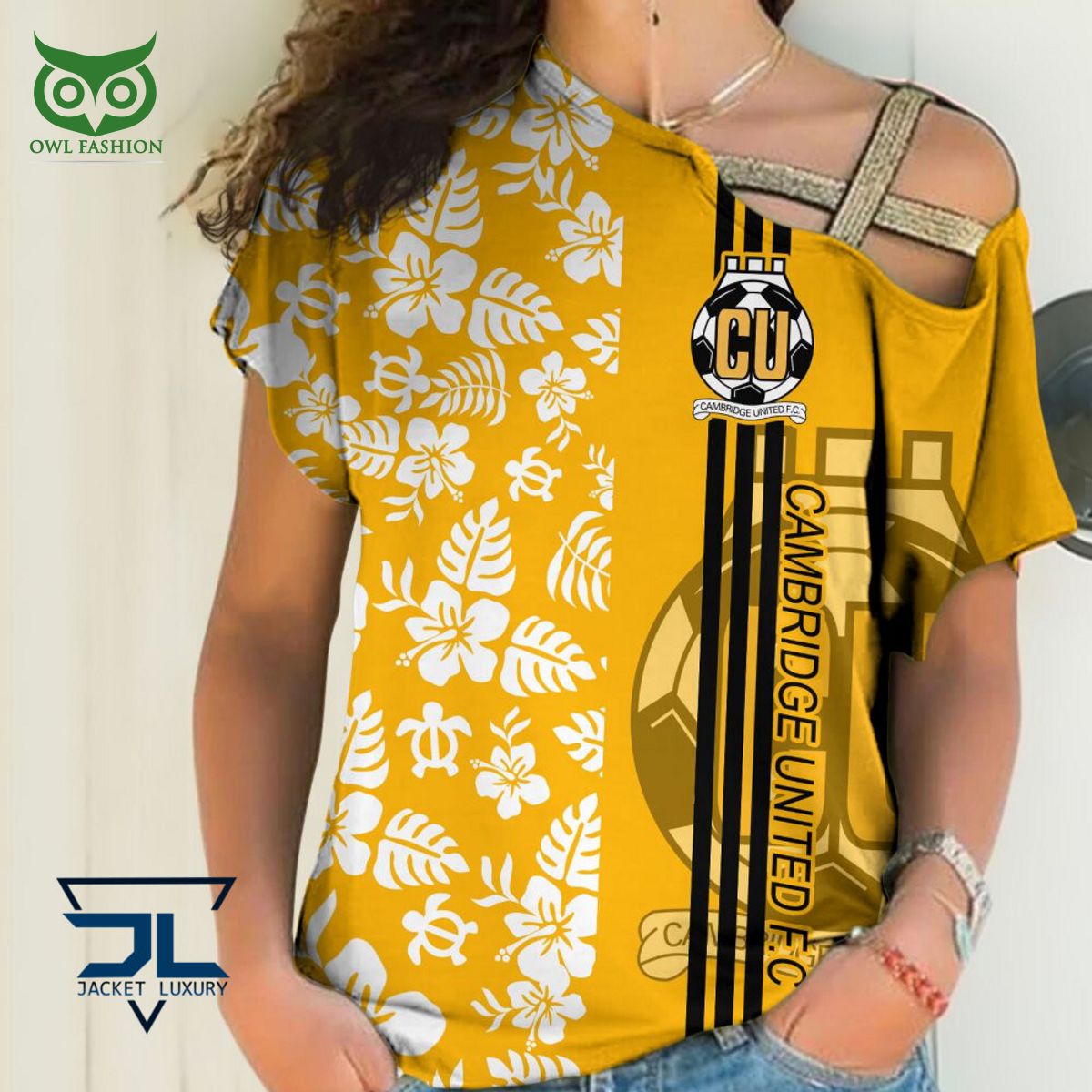 Cambridge United Home Kit FC EPL Championship Hawaiian Shirt