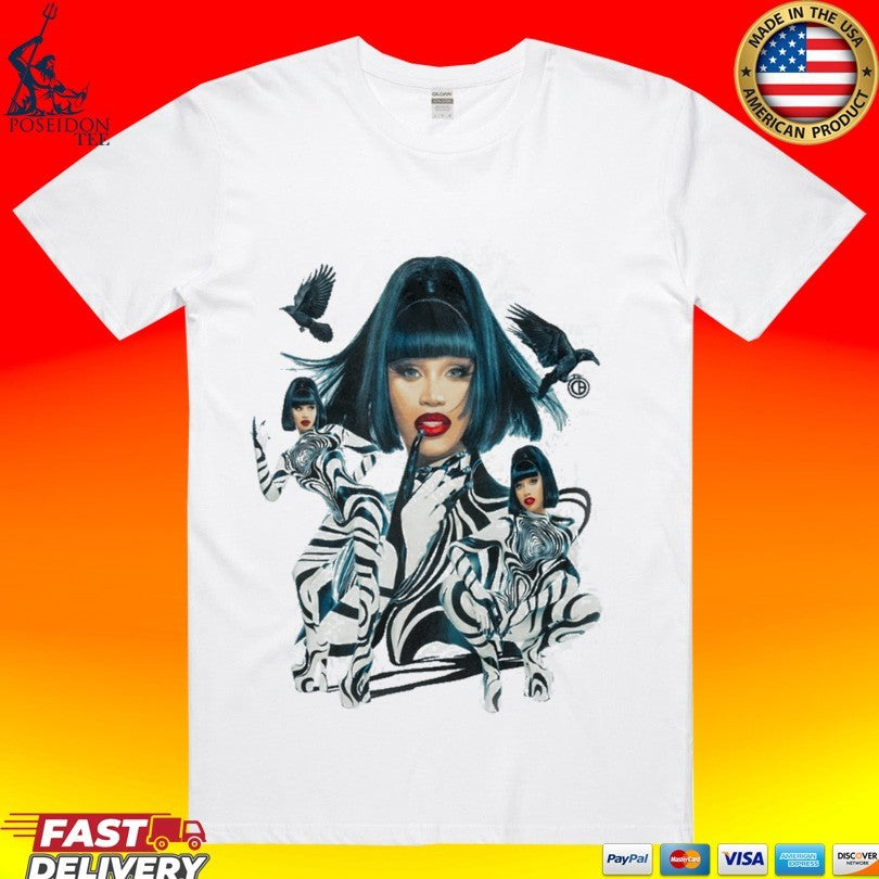 Cardi B Crows Photo T-shirt