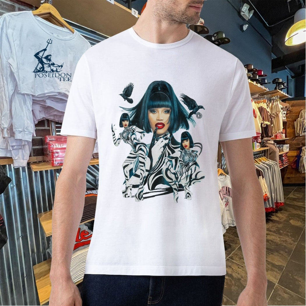 Cardi B Crows Photo T-shirt
