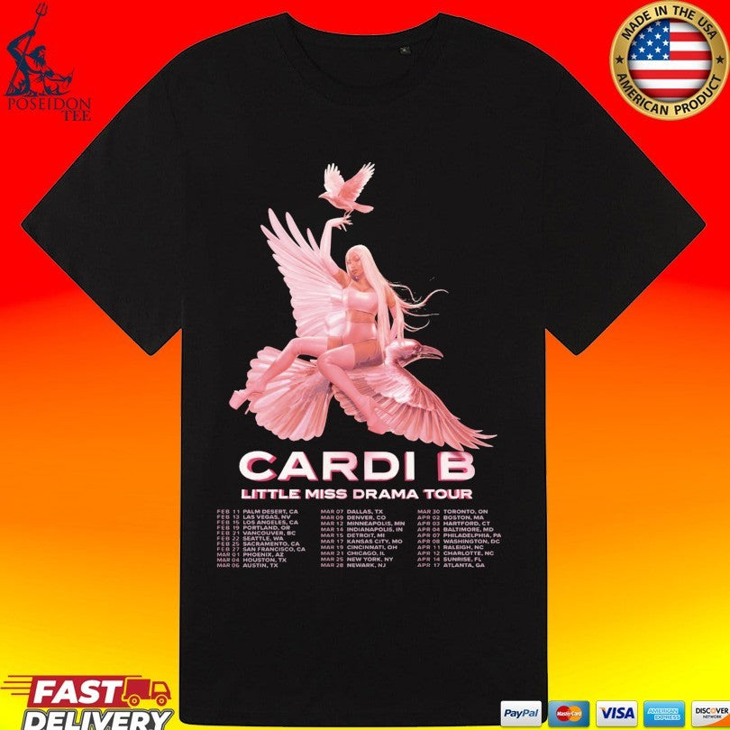 Cardi B Little Miss Drama Tour Shirt