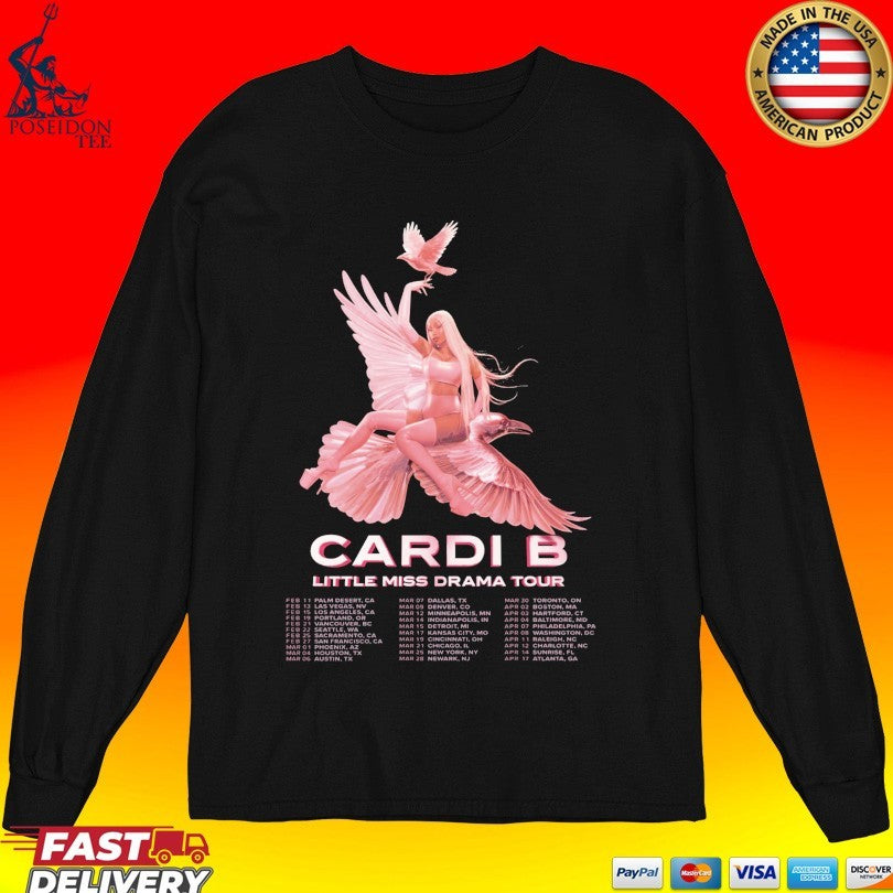 Cardi B Little Miss Drama Tour Shirt