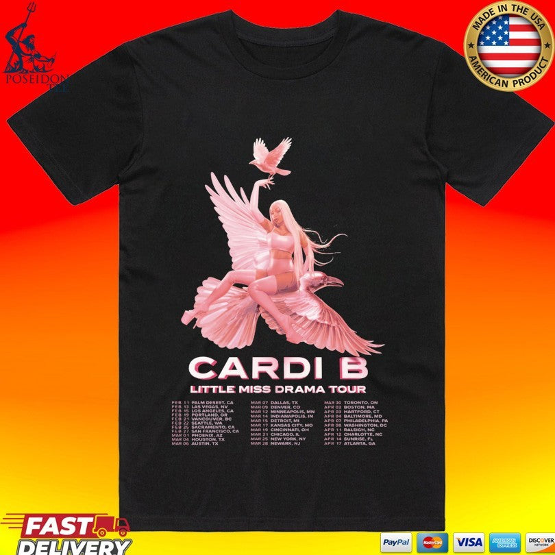 Cardi B Little Miss Drama Tour Shirt