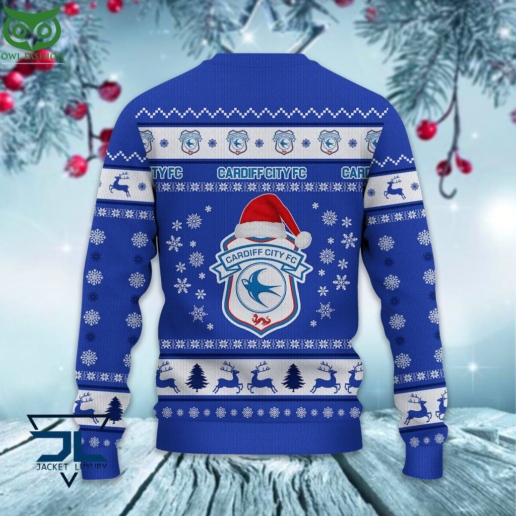 Cardiff City F.C EPL League Cup Ugly Sweater