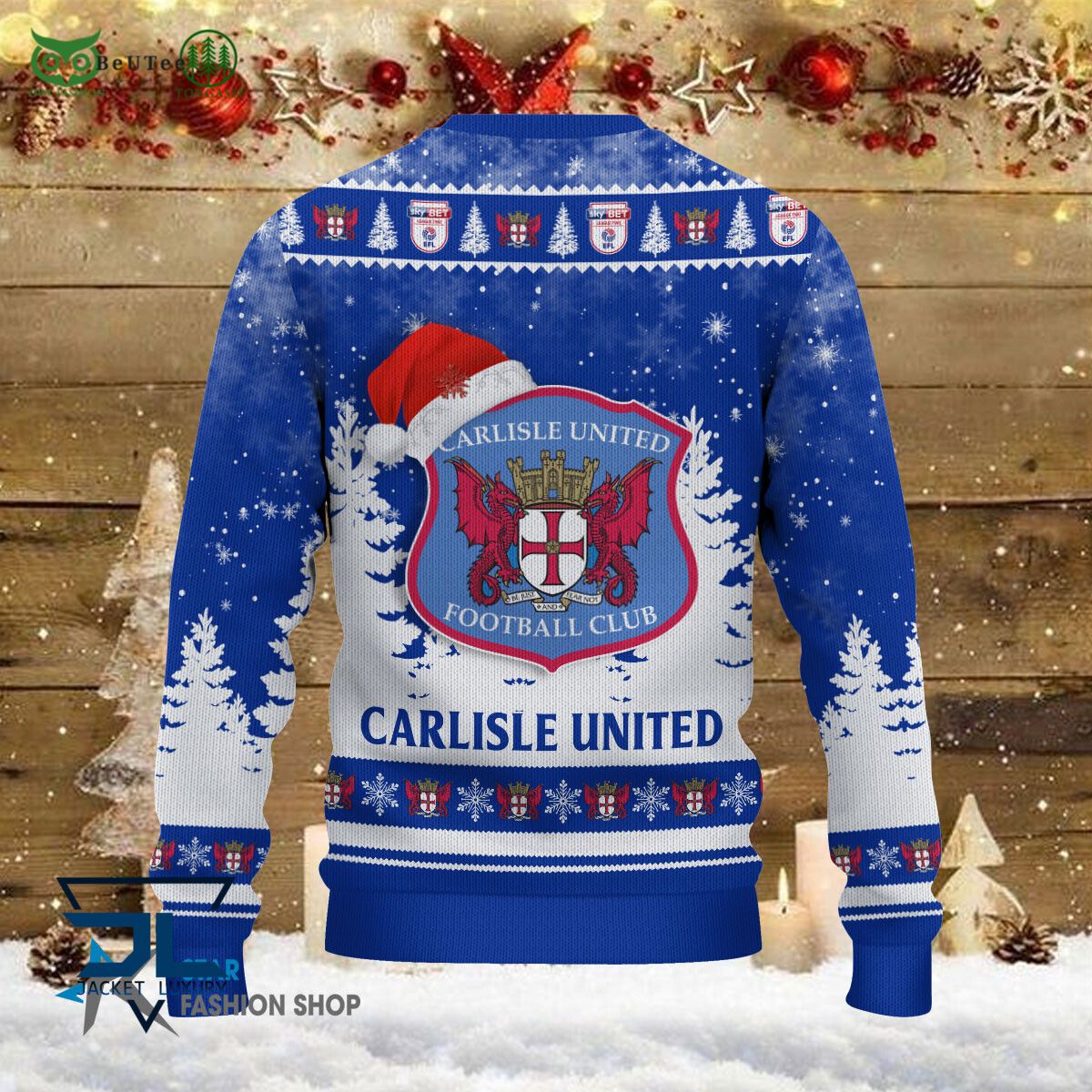 Carlisle United EFL English Football League Premium Ugly Sweater