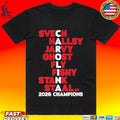 Carolina Hockey Names Svech Hallsy Jarvy Ghost Fly Fishy Stank Staal 2026 Champs T-shirt