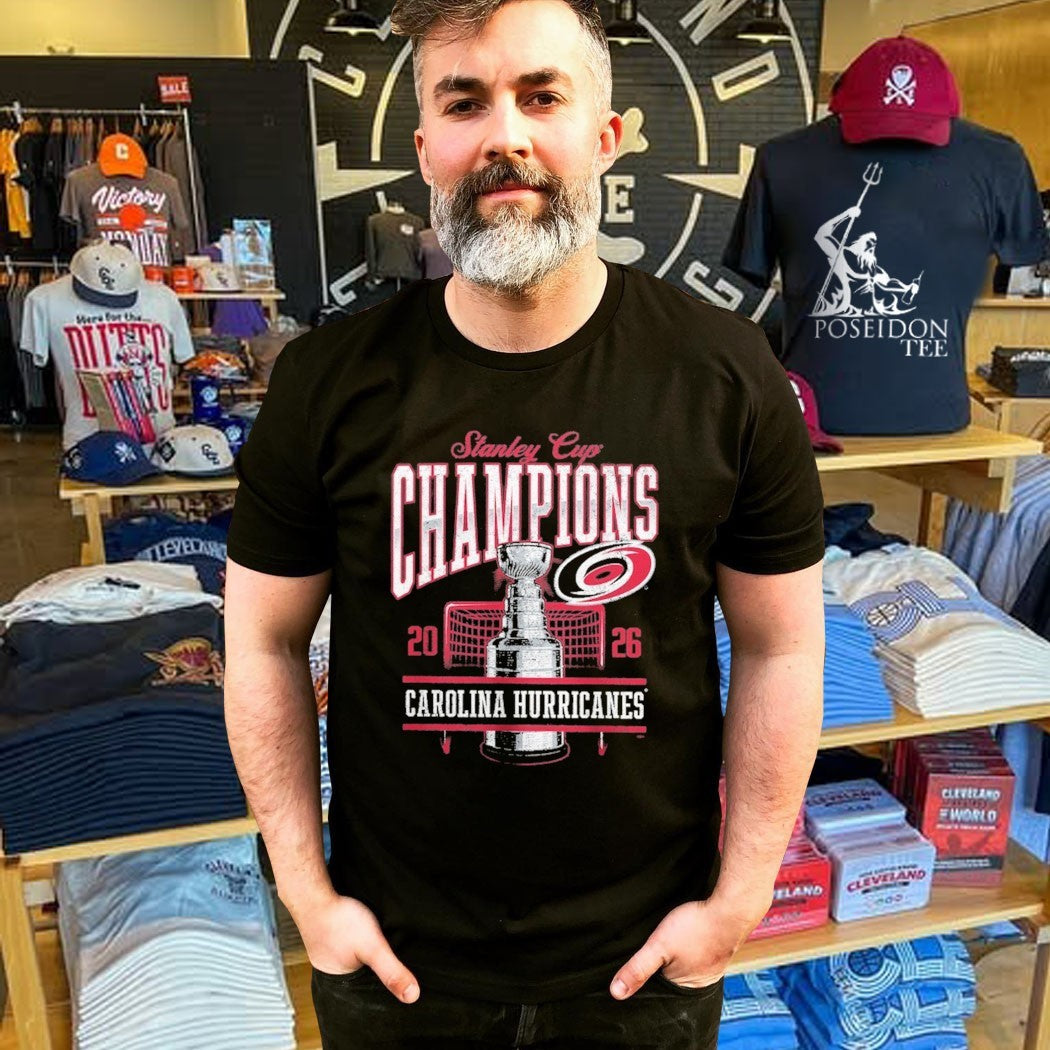 Carolina Hurricanes Charcoal 2026 Stanley Cup Champions T-shirt