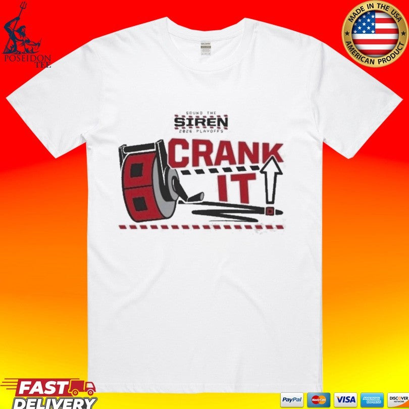 Carolina Hurricanes NHL Rinky Crank It Sound The Siren 2026 Playoffs T-shirt