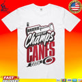 Carolina Hurricanes Steel 2026 Stanley Cup Champions Replica Locker Room T-shirt