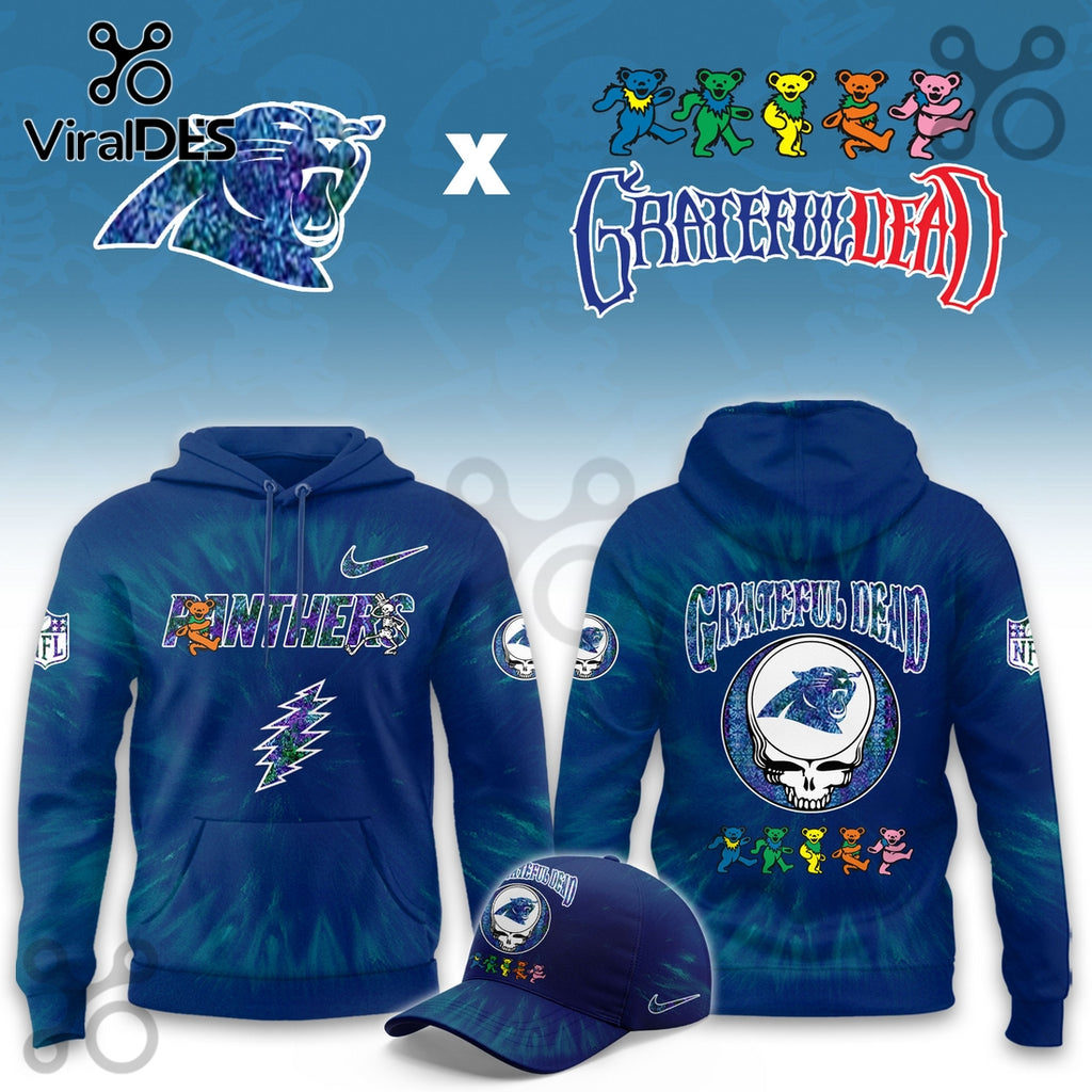Carolina Panthers Grateful Dead Limited Hoodie 2025