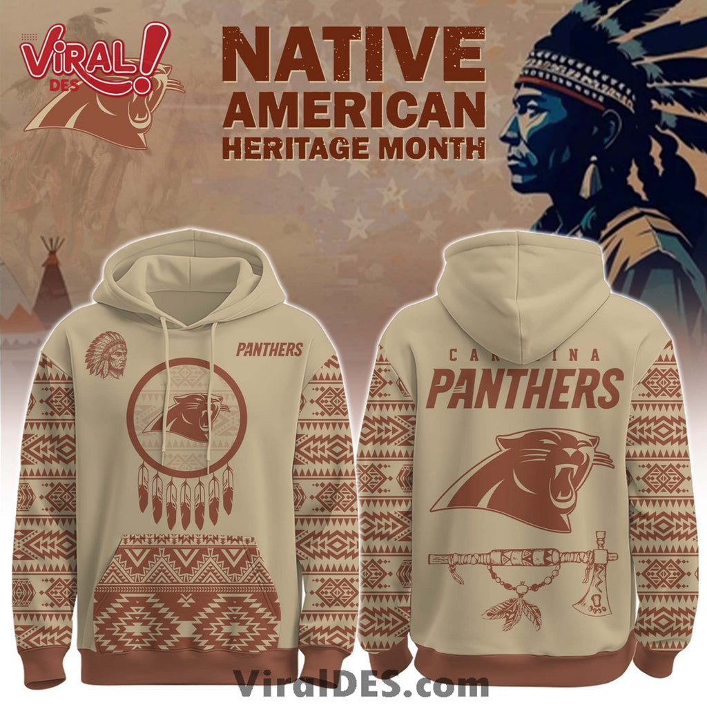 Carolina Panthers Native American Heritage Month Hoodie, Long Pants
