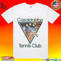 Casablanca Tennis Club Retro Mayan Sport Aesthetic T-shirt