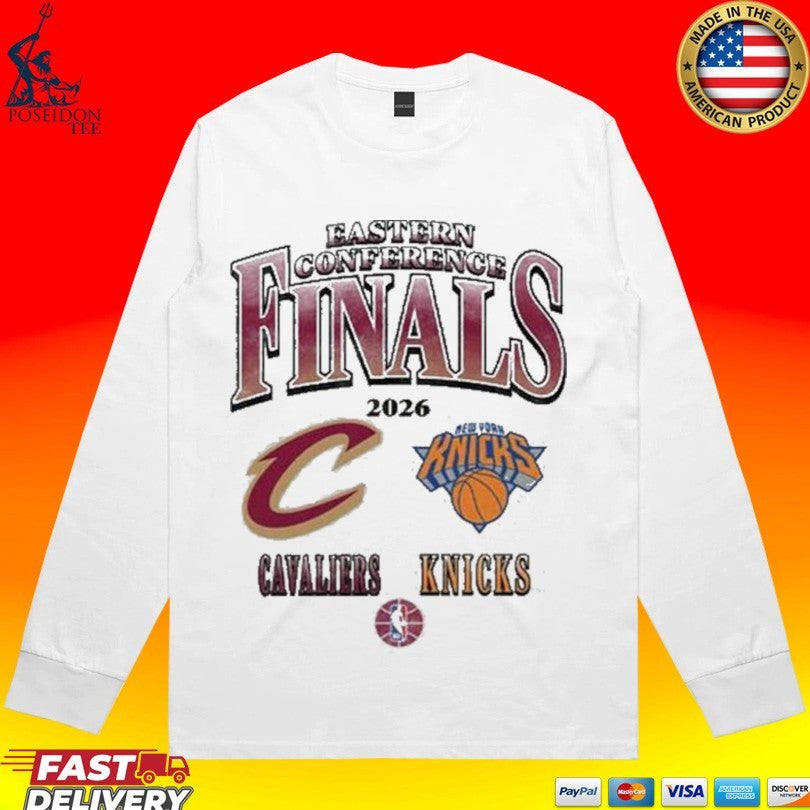 Cavs Eastern Conference Finals Gray Dueling T-shirt