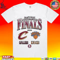 Cavs Eastern Conference Finals Gray Dueling T-shirt