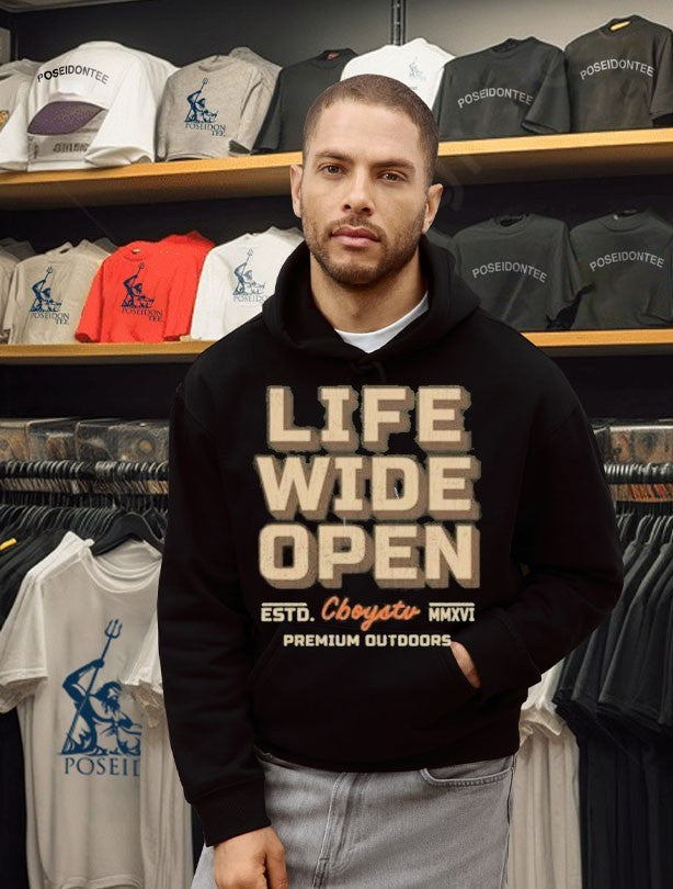 Cboystv Life Wide Open Hunt Camp T-shirt