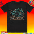 Cboystv Life Wide Open Neon Fishing T-shirt