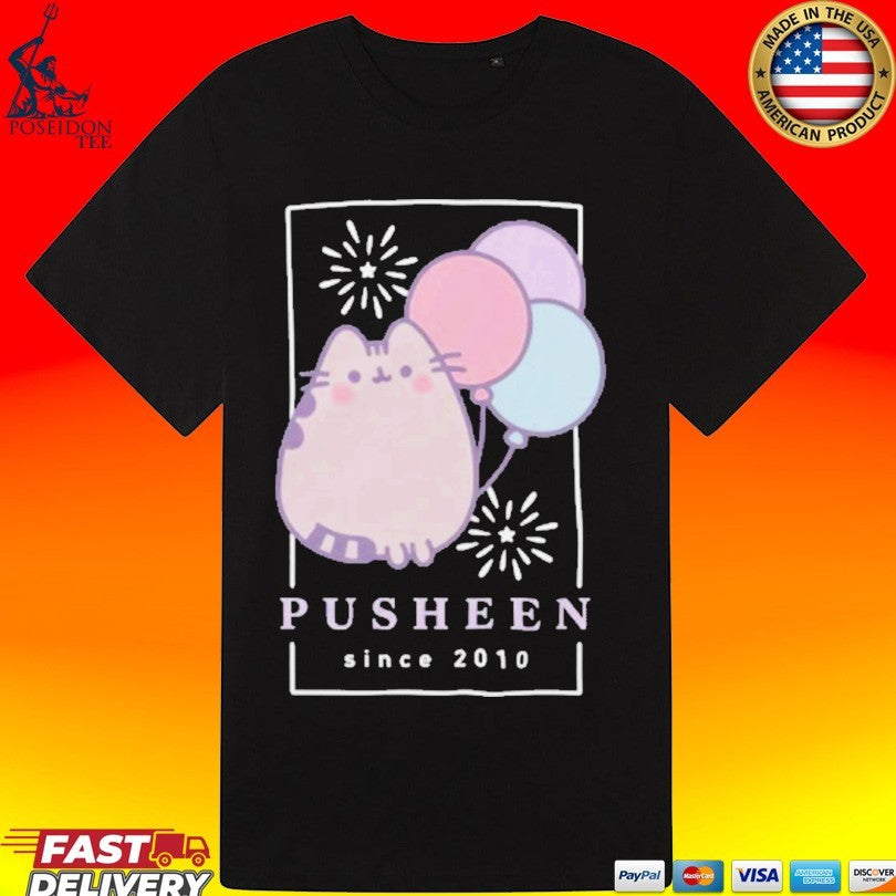 Celebrate Pusheen Since 2010 T-shirt