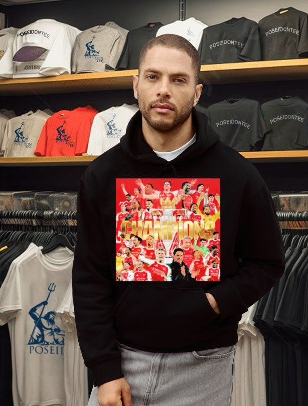 Celebrates Arsenal Fc Champions Premier League 2025 26 T-shirt