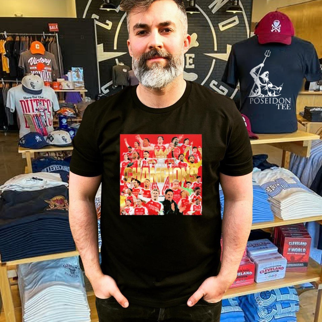 Celebrates Arsenal Fc Champions Premier League 2025 26 T-shirt
